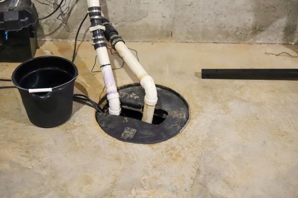 Interior Basement Drainage in North Richland Hills