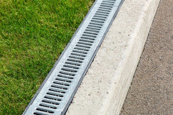 Courtyard Drain Installation in North Richland Hills