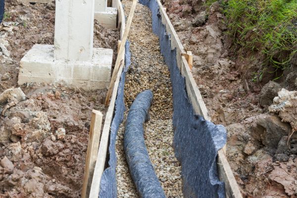 French Drain Installation in North Richland Hills